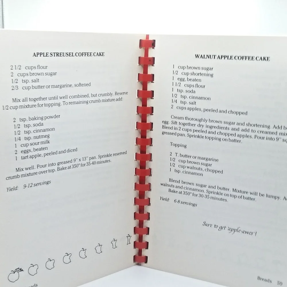 From The Apple Orchard Cookbook Recipes for Apple Lovers Lee Jackson 1st Ed 1984